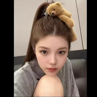 เกาหลีความรู้สึกระดับไฮเอนด์ตุ๊กตาหมีตุ๊กตาคว้าคลิปน่ารักกิ๊บการ์ตูนอารมณ์แฟชั่นที่สง่างามทุกการแข่งขันผ้าโพกศีรษะ