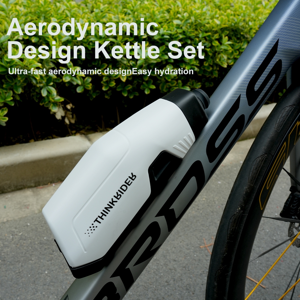 ThinkRider จักรยาน 650ml Aerodynamic ขวดน้ําชุดจักรยานขวดน้ํา MTB กรอบถนนลงหลอดขี่กาต้มน้ํา