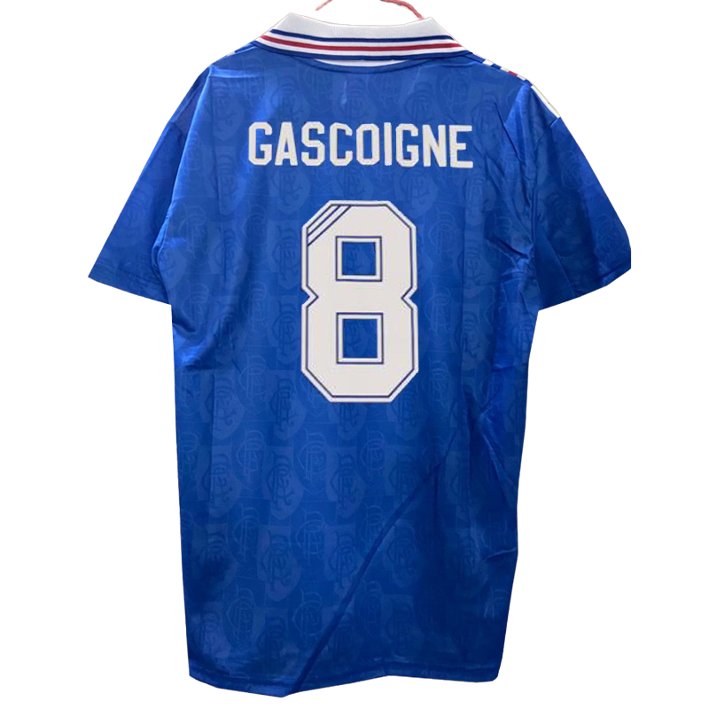 1996-1997 Glasgow LLZ Home Retro Kit - Gascoigne No. 8