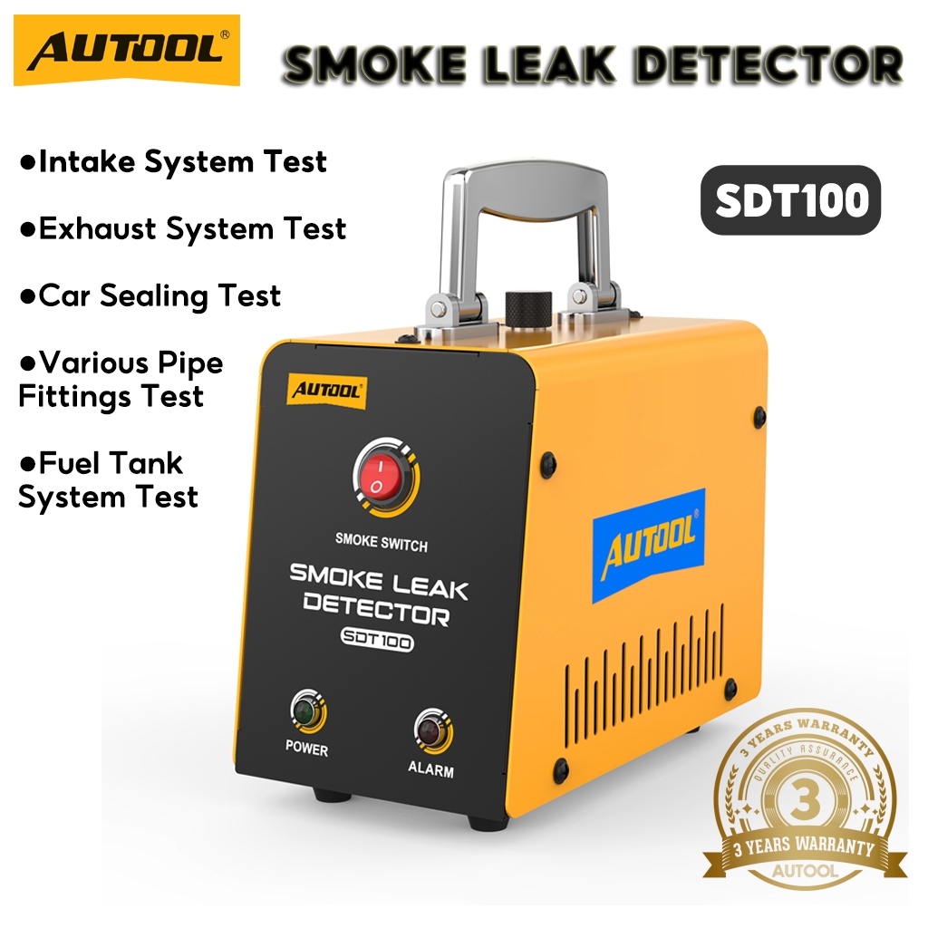 AUTOOL SDT100 เครื่องตรวจจับควันรั่วสําหรับ EVAP การทดสอบควัน EVAP สูญญากาศการรั่วไหลเครื่องมือวินิจฉัยการทดสอบปิดผนึกรถ