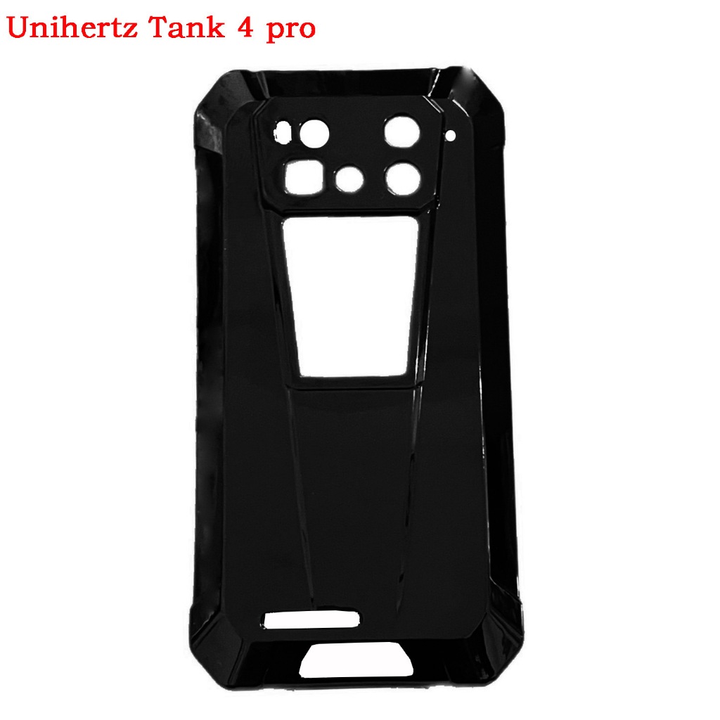 Soft TPU Clear Case สําหรับ Unihertz Tank 4 Pro ซิลิโคนป้องกันฝาหลังเคส