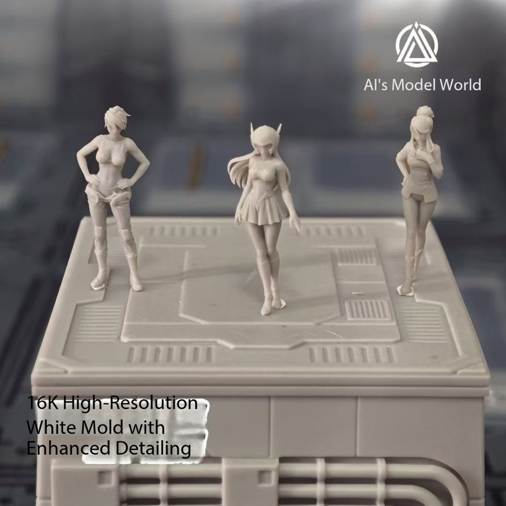 Gundam Driver Villain Mobile Suit Gundam Miniature Doll 3d Printing White Model Shooting One Shot Tw