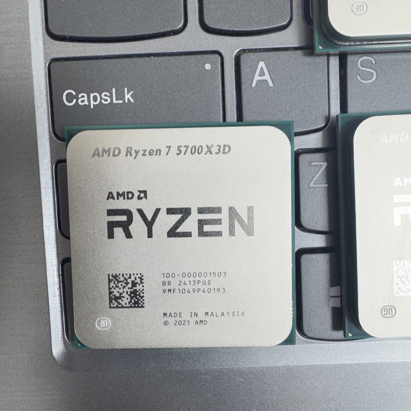 ใหม่ AMD Ryzen 7 5700X 3D Gaming โปรเซสเซอร์ 3.0GHz 8C16T เดสก์ท็อป AM4 CPU จํานวนมาก