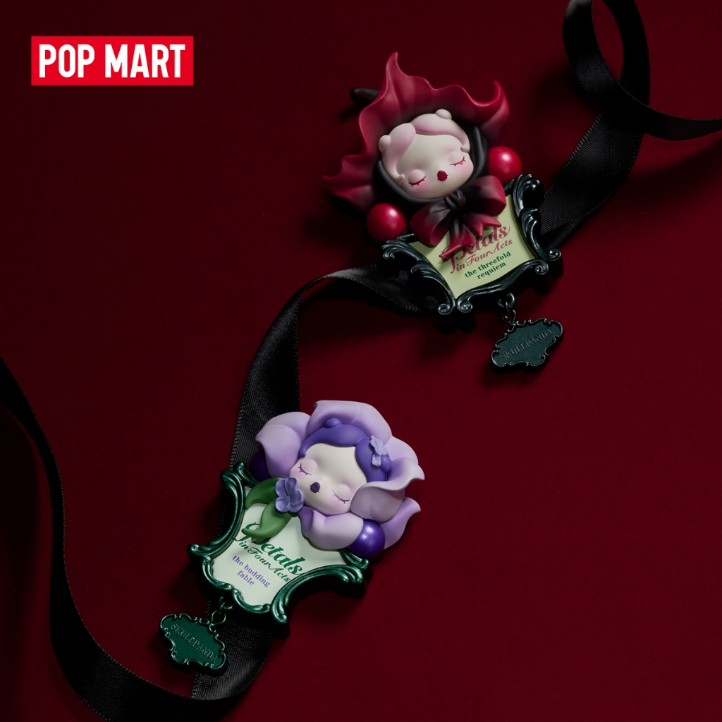 POP MART SKULLPANDA Petals in Four Acts Series Fridge Magnet（whole set）