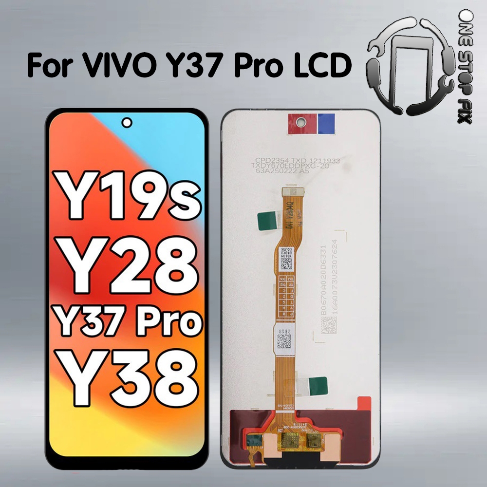 จอแสดงผล LCD Touch Screen Digitizer Assembly สําหรับ VIVO y28 4g/y19s/y29 5g/y38 5g/y37pro