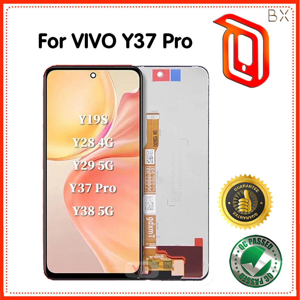สําหรับ VIVO Y19S Y28 4G Y37 Pro Y38 5G V2419 V2352 จอแสดงผล Touch Screen Digitizer