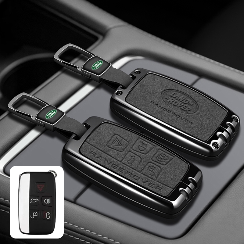 หนังรถพวงกุญแจสําหรับ Land Rover Range Rover Sport Evoque Freelander 2 อุปกรณ์ป้องกัน