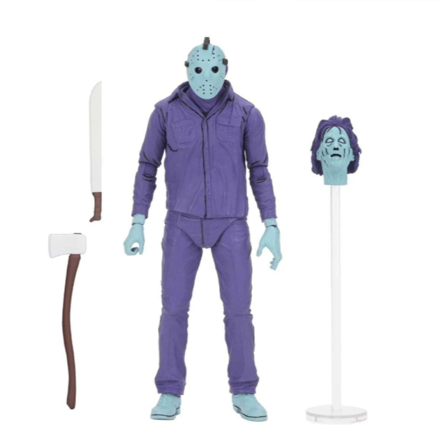 NECA Friday the 13th Black Game Version Jason Action Figure