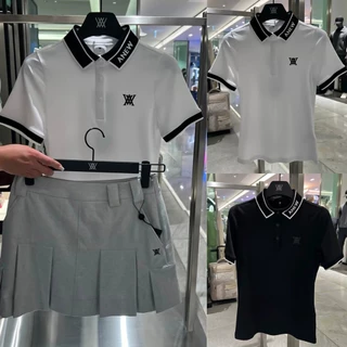 กระโปรงสั้นแฟชั่นสตรีสไตล์กอล์ฟฤดูร้อนใหม่พร้อมผ้านุ่มสบายแห้งเร็วชุดกีฬาป้องกันแสงสะท้อนอเนกประสงค์และคุณภาพสูง