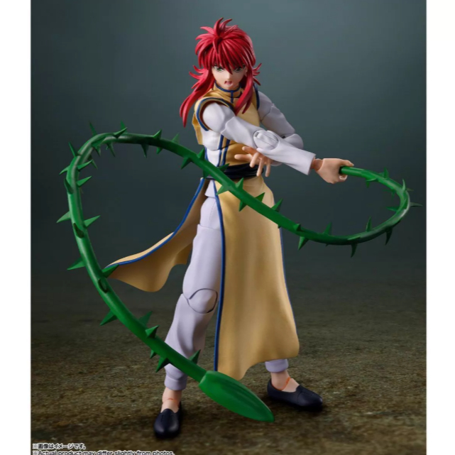Bandai SHF Yu Yu Hakusho Kurama Inu no Ko Kurama Minamino Shuichi TV อะนิเมะ Action Figure