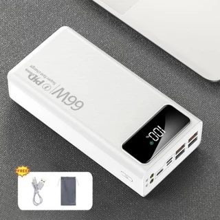 🚀【 รับประกัน 5 ปี】🎁ต้นฉบับต้นฉบับ 200,000mAh powerbank ชาร์จเร็วพร้อมอินเทอร์เฟซอินพุต USB3 4 พอร์ตเครื่องชาร์จแบบพกพา พาวเวอร์แบงค์ สายชาร์จ type c