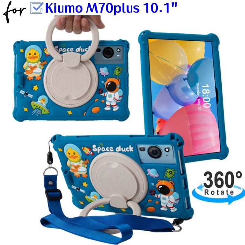สําหรับซิลิโคนอ่อนนุ่มแขนป้องกันสําหรับ Kiumo M70plus 10.1 นิ้ว Kiumo M70 Plus แท็บเล็ต 360 องศาหมุน