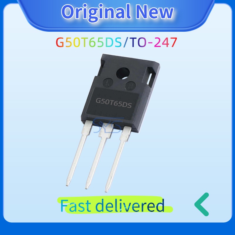 2PCS Original G50T65DS TO-247 บรรจุภัณฑ์ 50A 650V เครื่องเชื่อม IGBT Field Effect ท่อ