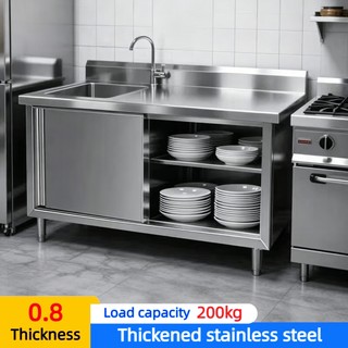Stainless Steel Kitchen Sink With Cabinet Set Kitchen Island Table With Sink Sideboard Cabinet Kitchen Sink With Stand
