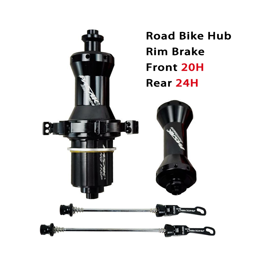 Pasak 700C แผนที่จักรยาน Hub 20H 24H ขอบเบรค 11-12s Hub Driver HG/MS/XD ตรงดึง Spokes 80 มม.หน้าแปลน