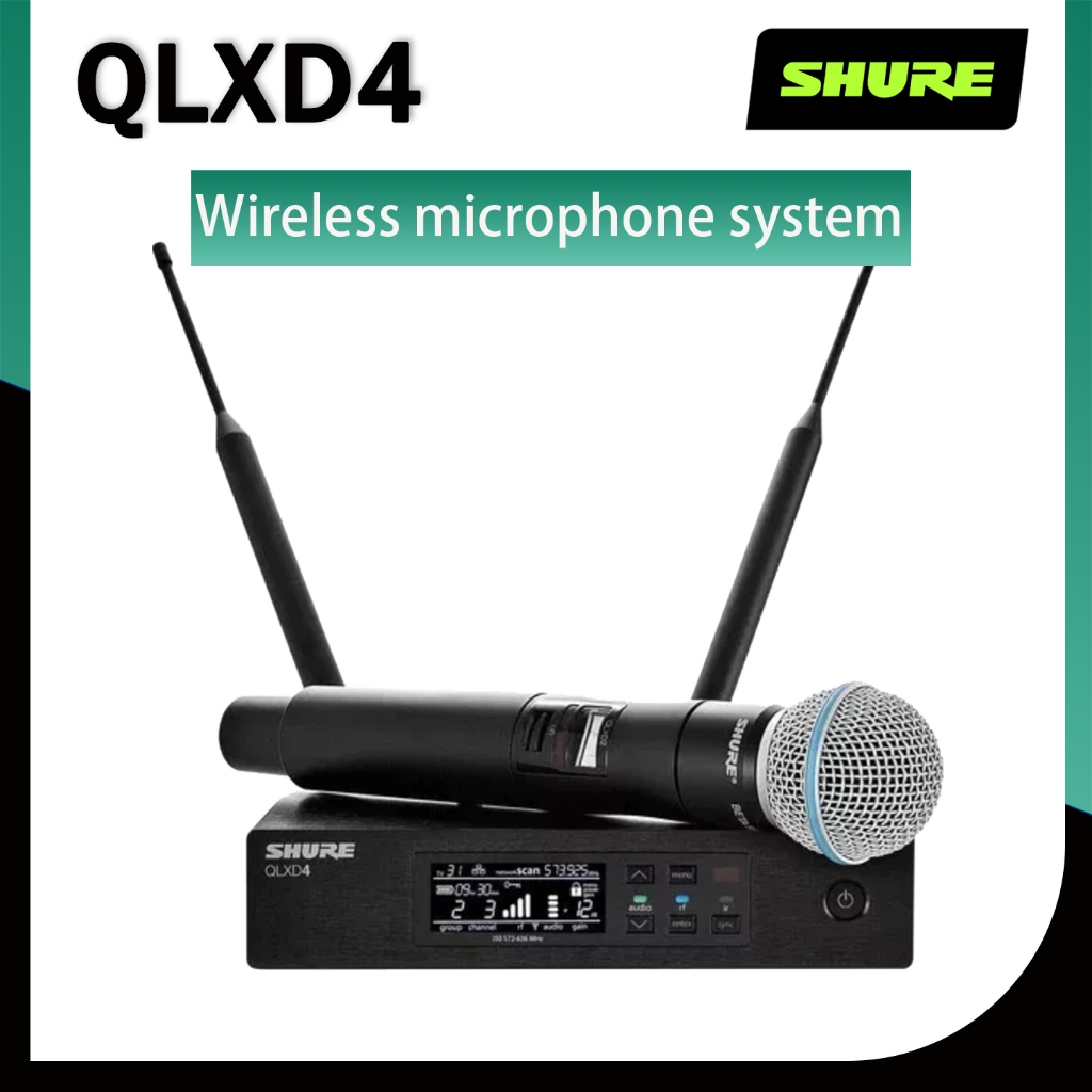 SHURE QLXD4 ระบบไมโครโฟนไร้สายดิจิตอลแบบมือถือ