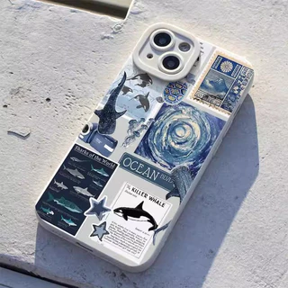 สําหรับOPPO A5X A5 5G A3 A3X A5 PRO A3 PRO A38 A79 A60 A58 A78 A18 A57 2022 A95 Marine shark VortexกันกระแทกTPUเคสโทรศัพท์