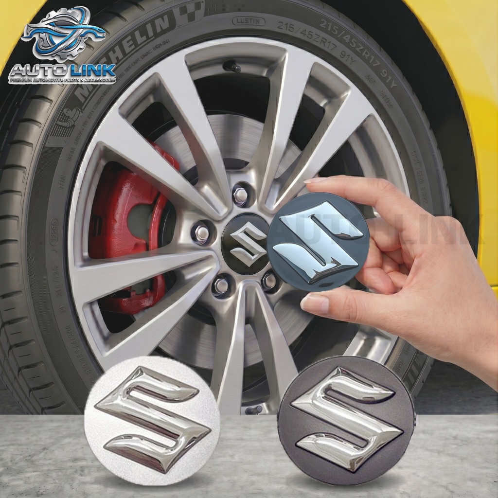 【แท้ พร้อมสต็อก】ครอบดุมล้อ ใช้ได้กับรถ Suzukiทุกรุ่น ขนาด 54mm/58mm ฝาครอบดุมล้อรถยนต์ ป้องกันโคลน ฝุ่น และสนิม ติดตั้งง่าย ไม่ทำให้ล้อเสียหาย และทนทาน