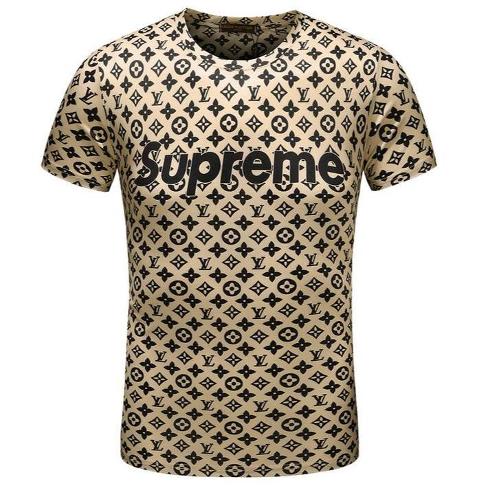 New_LV เสื้อยืด Jesey ผ้าฝ้ายสำหรับผู้ชาย ขนาด S-XXXL