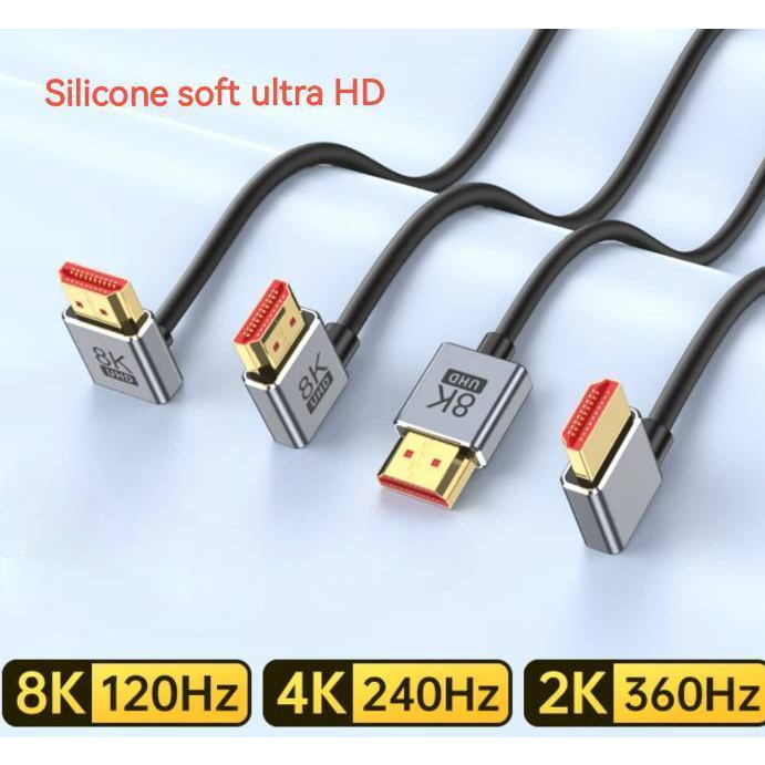 HDMI2.1 Elbow 8K Monitor Set-Top Box Connection Display Projector 4K240