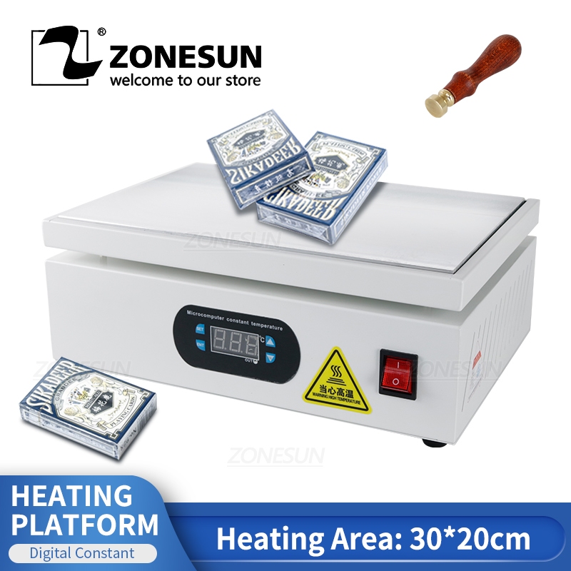 ZONESUN ZS-HP2030 Cellophane Wrapping Baking BOPP เครื่องซีลฟิล์มเหมาะสําหรับกล่องเครื่องสําอางน้ําห
