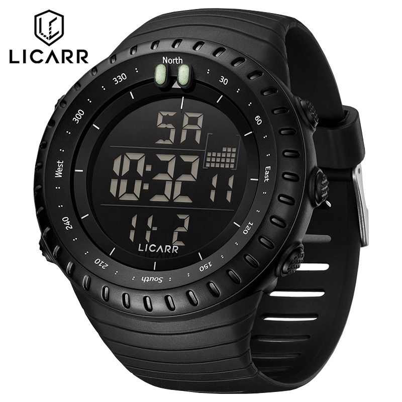 licarr 9521 นาฬิกาข้อมือดิจิทัล