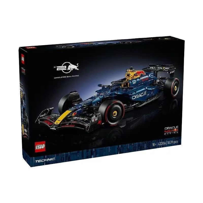 LEGO 42206 Red Bull Fleet F1 Racing ของแท้ LEGO Building Block ของเล่นของขวัญคอลเลกชันสไตล์ใหม่จํากั