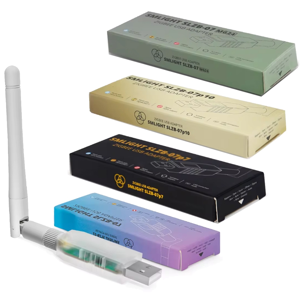SMLIGHT Zigbee 3.0 SLZB-07/07p7/07p10 ด้ายบาง/Matter อะแดปเตอร์ USB ทํางานร่วมกับ Zigbee2MQTT Home A