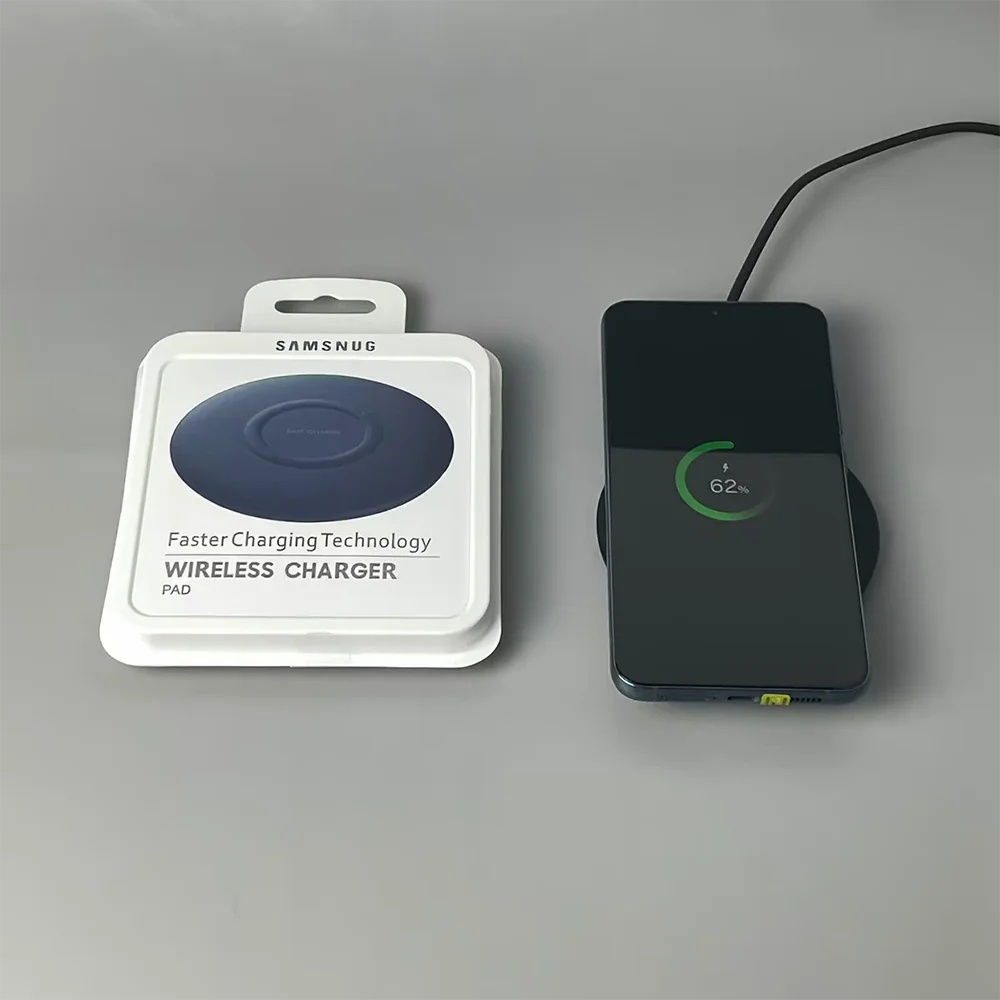 Samsung 15W EP-P1100 Fast Wireless Charger Qi Pad สําหรับ Galaxy S26 S25 S24 S23 S22 S21 Ultra S10 S