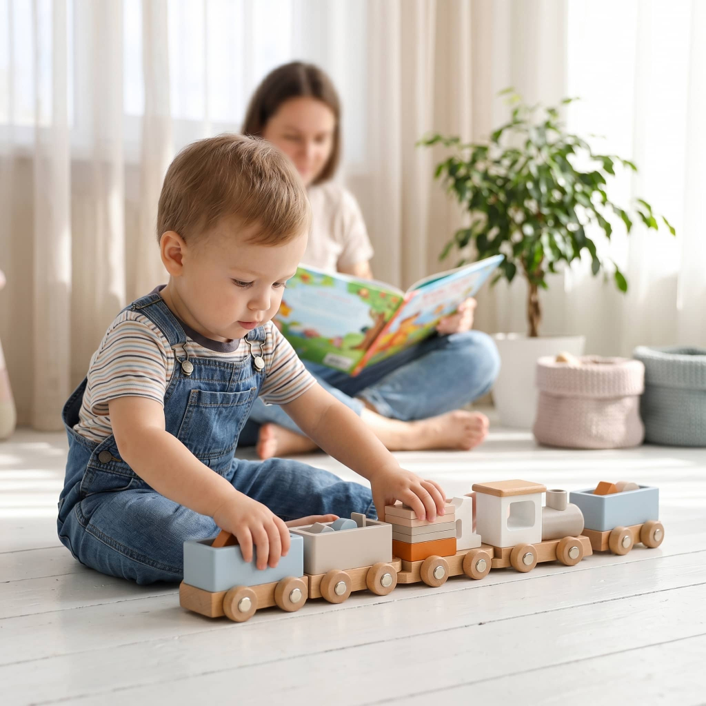 มาใหม่Baby ปริศนาไม้ของเล่นวันเกิดรถไฟ จิ๊กซอว์ hand gripping board ชุดของเล่นที่ถอดออกได้เด็ก early learning ปริศนาของเล่น ราคา ถูกที่สุด ดีลบีเคเค แกลเลอรีภาพที่ 6