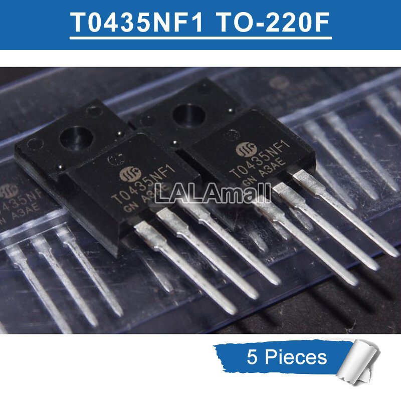 5 ชิ้น T0435NF1 TO-220F 4A/800V Triacs ใหม่