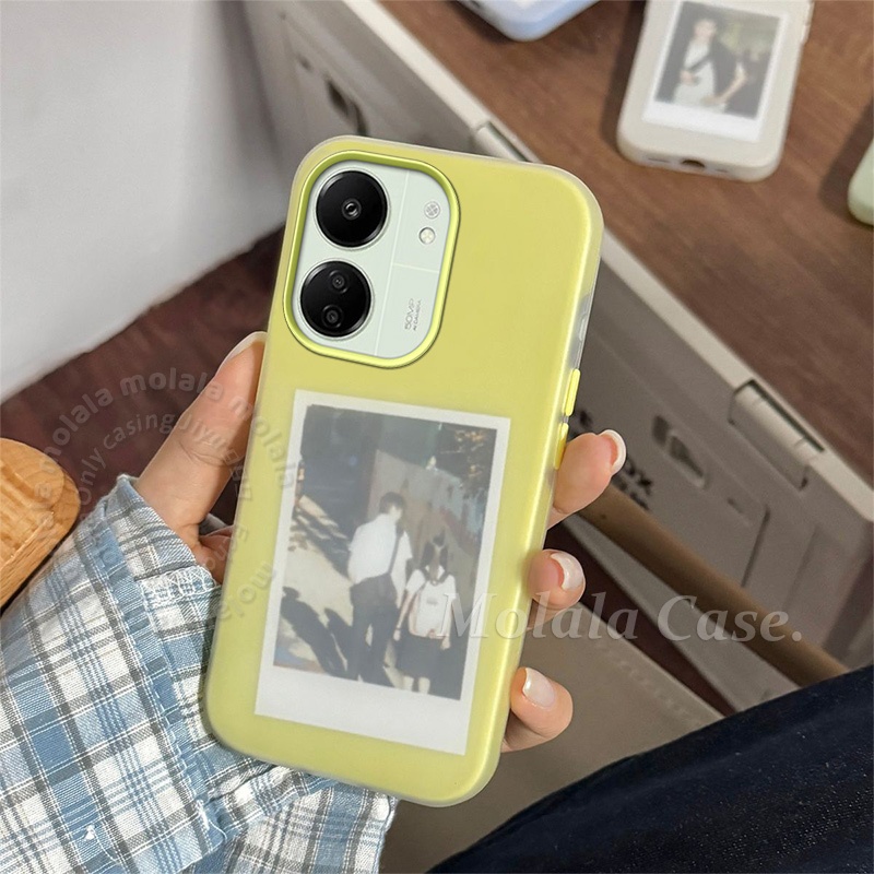 สําหรับ Xiaomi POCO X7 X8 Pro Max C65 C71 Matte Candy สี 2in1 ใส่การ์ดภาพถ่ายเคสโทรศัพท์