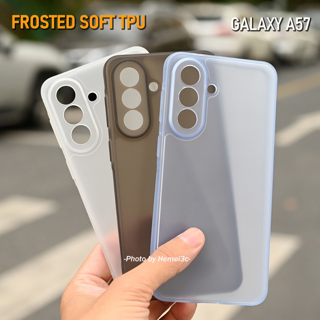 สําหรับ Samsung Galaxy A57 / A37 / A56 / A36 / A55 / A35 / A54 / A34 5G ปลอกโปร่งแสง Matte Thin Soft เคสโทรศัพท์ฝาครอบ