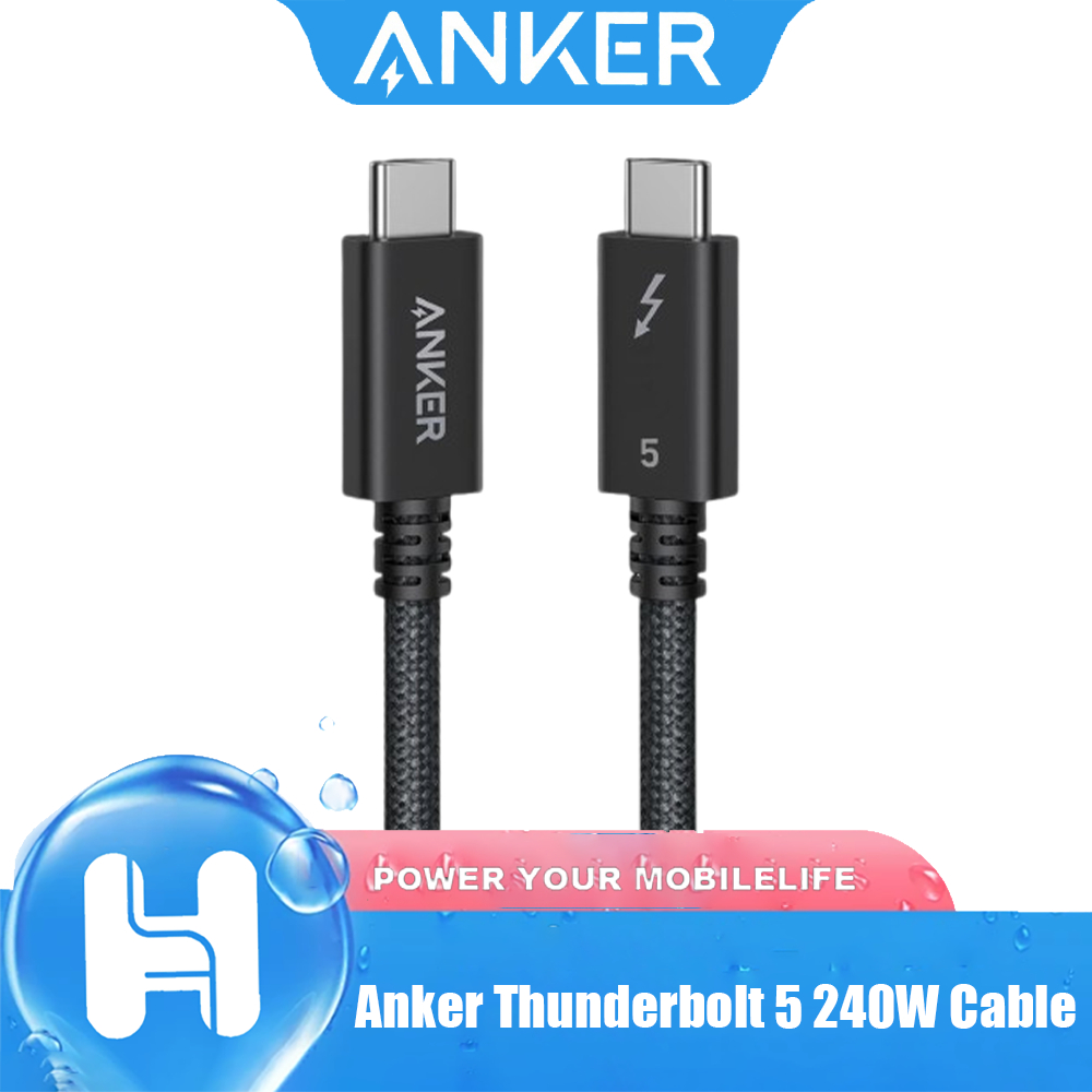 สาย Anker Prime Thunderbolt 5 (80Gbps, 240W) สายเร็ว
