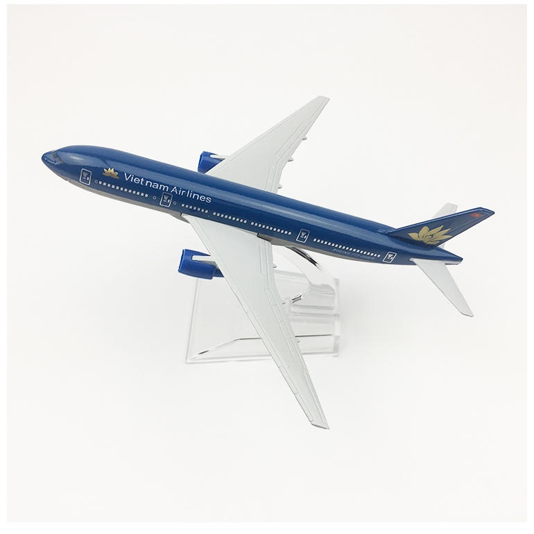 Yalinda Vietnam Airlines Boeing 777 เครื่องบิน 16 ซม.Die-cast เครื่องบินโลหะเครื่องบินรุ่นเครื่องบิน