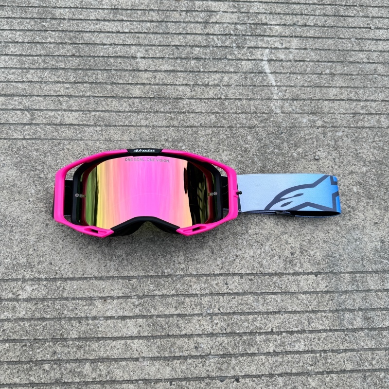 HD ป้องกันหมอกอิตาเลี่ยน Alpinestars แว่นตาขี่มอเตอร์ไซค์ออฟโรด แว่นตา A-star VISION 10 สี