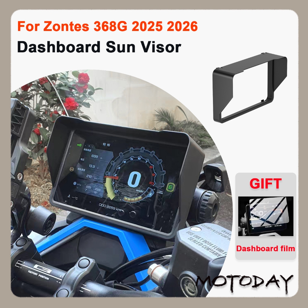 สําหรับ ZONTES 368G ZT368G 2025 2026 เครื่องมือ Sun Visor Dashboard Sun Shade อะไหล่ดัดแปลงอุปกรณ์เส