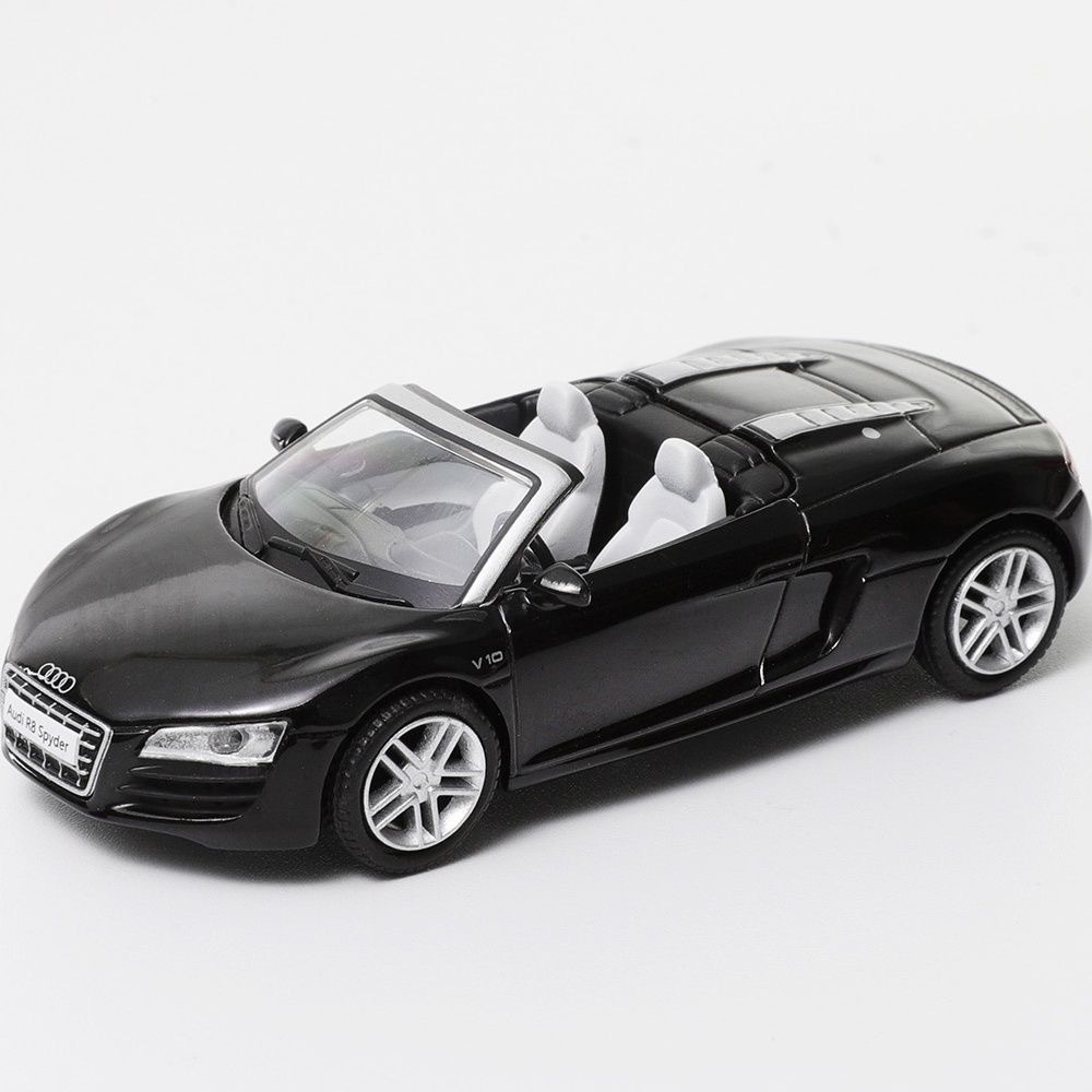 SHADOW 1: 64 Audi R8 V10 Spyder Convertible กีฬารถจําลองรถรุ่นตกแต่งคอลเลกชัน