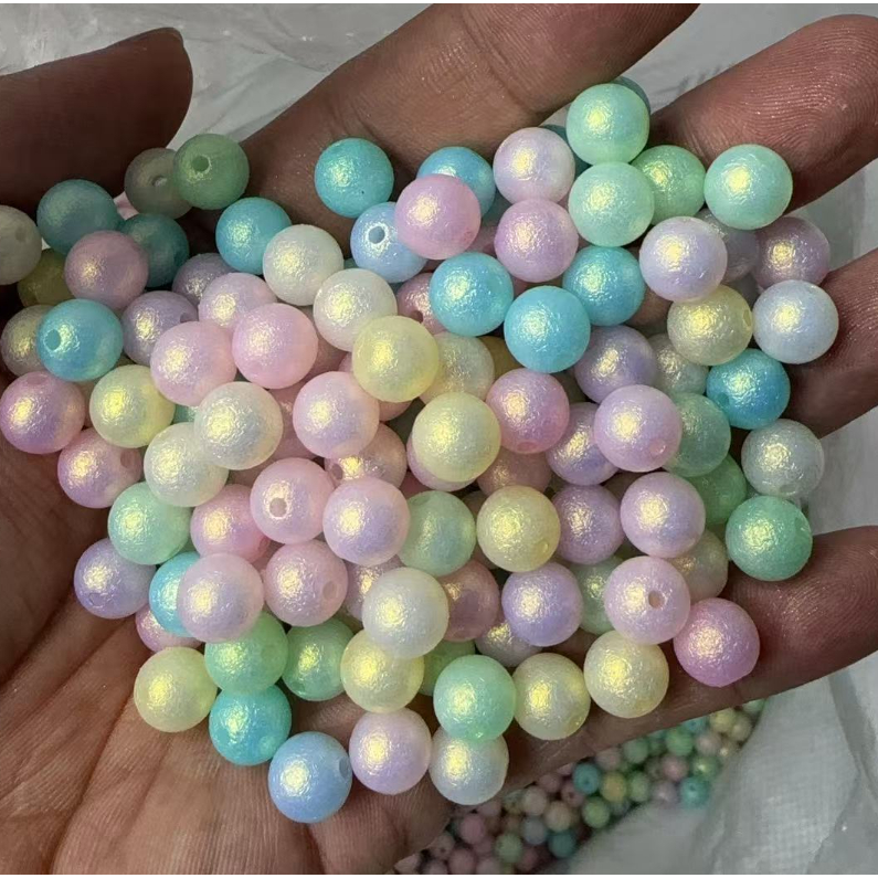 ลูกปัดอะคริลิคขนาด 4-16 มม. สำหรับงานฝีมือ ทำเองได้ง่าย