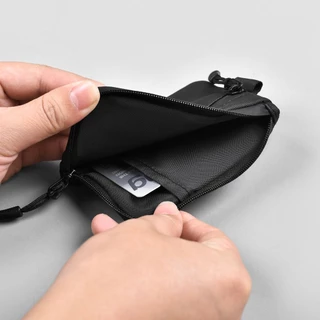 Rfid แปรงป้องกันการโจรกรรมกระเป๋าใส่เหรียญป้องกันการโจรกรรมรูดผู้ถือบัตรมินิเดินทางกระเป๋าสตางค์ธนาคารผู้ถือบัตร