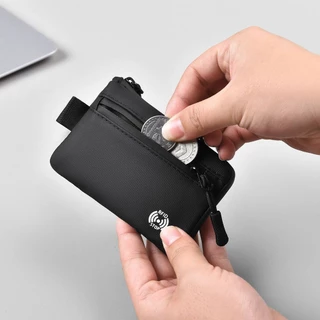 Rfid แปรงป้องกันการโจรกรรมกระเป๋าใส่เหรียญป้องกันการโจรกรรมรูดผู้ถือบัตรมินิเดินทางกระเป๋าสตางค์ธนาคารผู้ถือบัตร