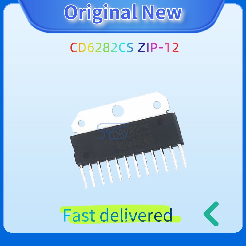 5pcs Original CD6282 ชิป CD6282CS ZIP-12 เครื่องขยายเสียงสเตอริโอเครื่องขยายเสียง IC