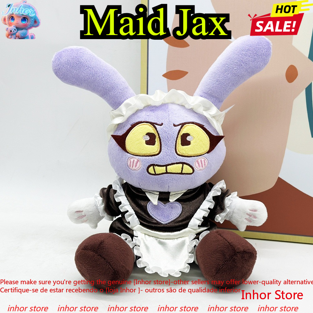 Maid Jax Plush,amazing Digital Circus ตุ๊กตาตุ๊กตายัดไส้นุ่มของเล่นของขวัญวันเกิดสําหรับแฟนเด็กชายและเด็กหญิง