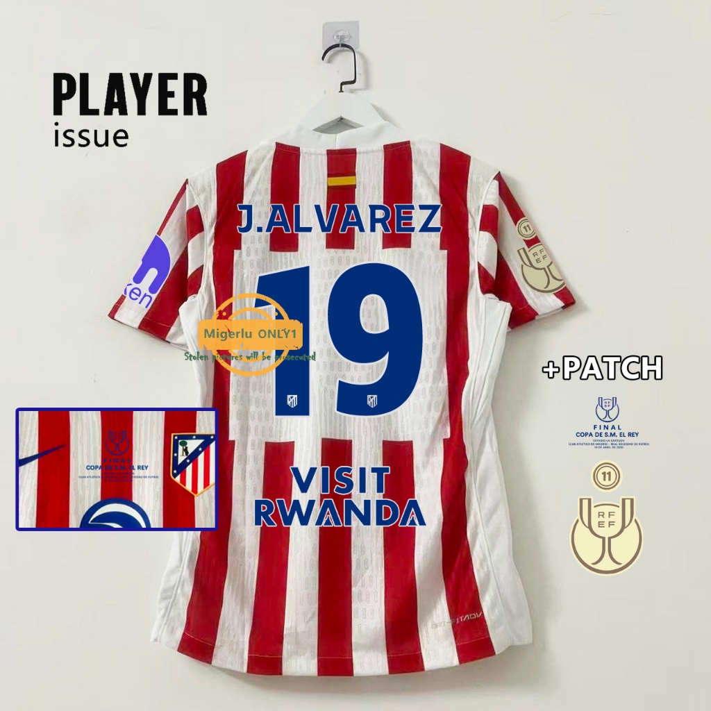 ผู้เล่นฉบับที่ 25/26 AtleticoMadrid Team Copa del Rey Final jersey S-2XL
