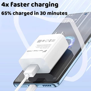 สําหรับ VIVO 80W FlashCharge Fast CHARGING Kit, สายชาร์จ + หัวชาร์จพร้อมอะแดปเตอร์ Type C สําหรับ Vivo V20/V27/V29/V30/V40/Y100/iQOO Z9x pro