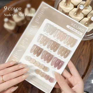 XEIJAYI 40ml-ยาทาเล็บเจลเปลือยความจุขนาดใหญ่เหมาะสําหรับร้านทําเล็บและใช้ทุกวัน