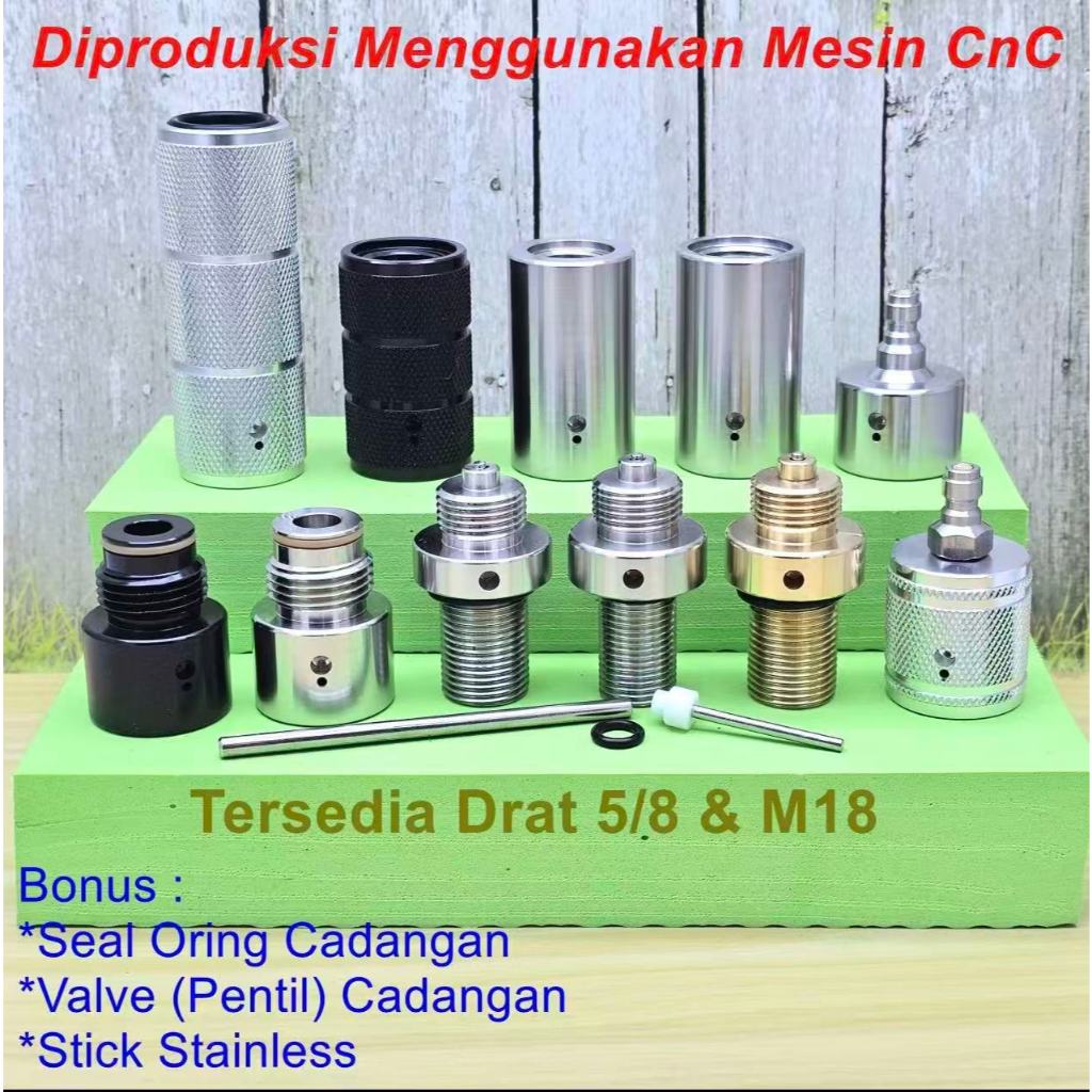 อุปกรณ์ควบคุมลม CO2 และออกซิเจนสำหรับ PCP Airsoft Gun พร้อมอะแดปเตอร์ถังอากาศ และอุปกรณ์ช่วยเหลือในการว่ายน้ำ