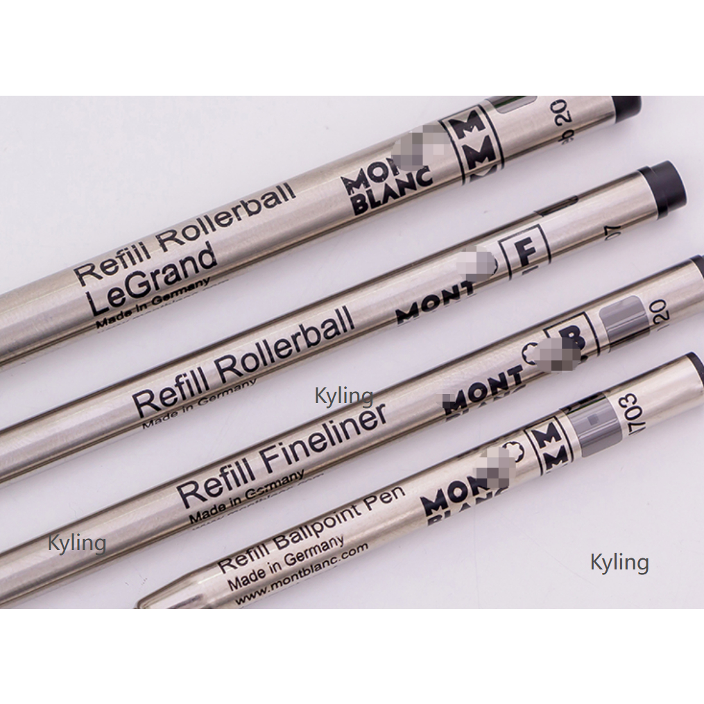MB ไส้ปากกาลูกลื่นทั่วไป แบบเปลี่ยน สีดํา สีฟ้า M401