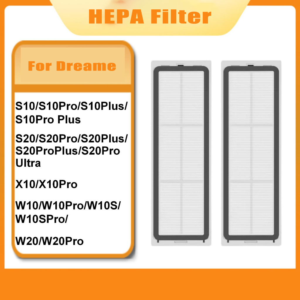 ตัวกรอง HEPA เข้ากันได้กับสําหรับ Dreame Bot Z10 Pro / L10 Plus / W10 / S10 / S10 Pro / D10 Plus / R