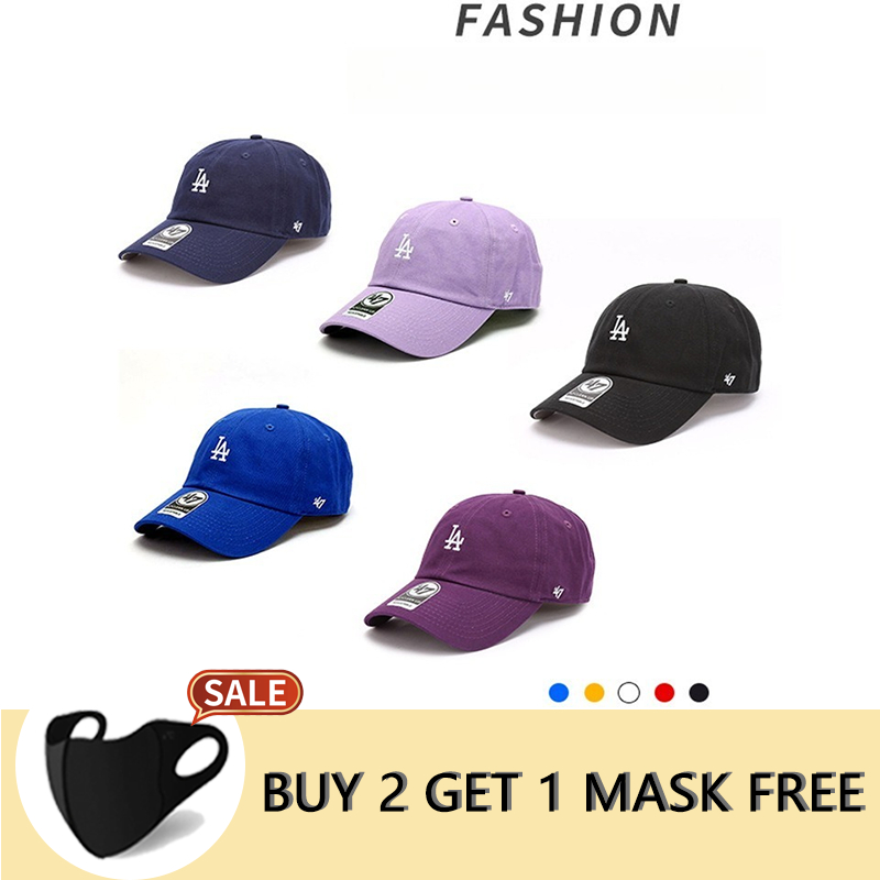 47แบรนด์ใหม่เกาหลีเบสบอลหมวก, อ่อนด้านบนโลโก้ใหญ่ NY Yankees หมวก duckbill, LA Dodgers หมวกแดด